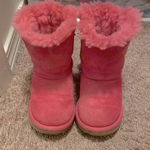 Ugg toddler size 8 pink boots